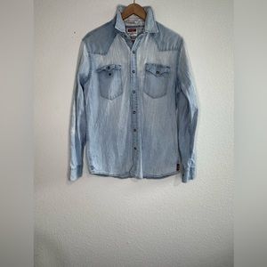 Wrangler Denim flex fit button